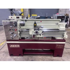 ACER 14" x 40"cc E-LATHE MODEL 1440V WITH 3-JAW CHUCK AND DORIAN QUICK CHANGE TOOL POST EXCELLENT CONDITION ELECTRONIC VARIABLE SPEED